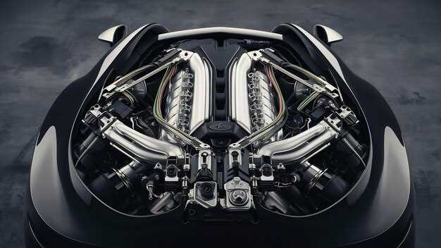 Объем двигателя и технические показатели Бугатти Шерон