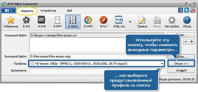 Основные