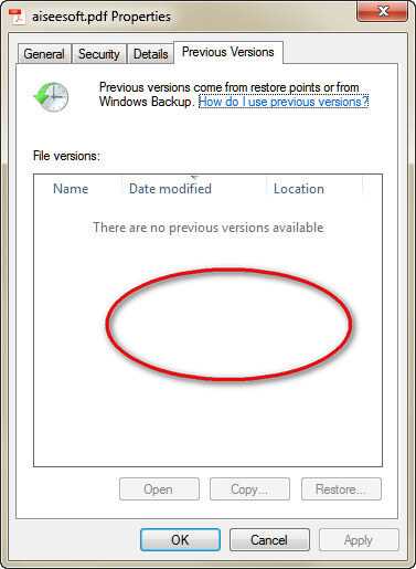 Восстановление